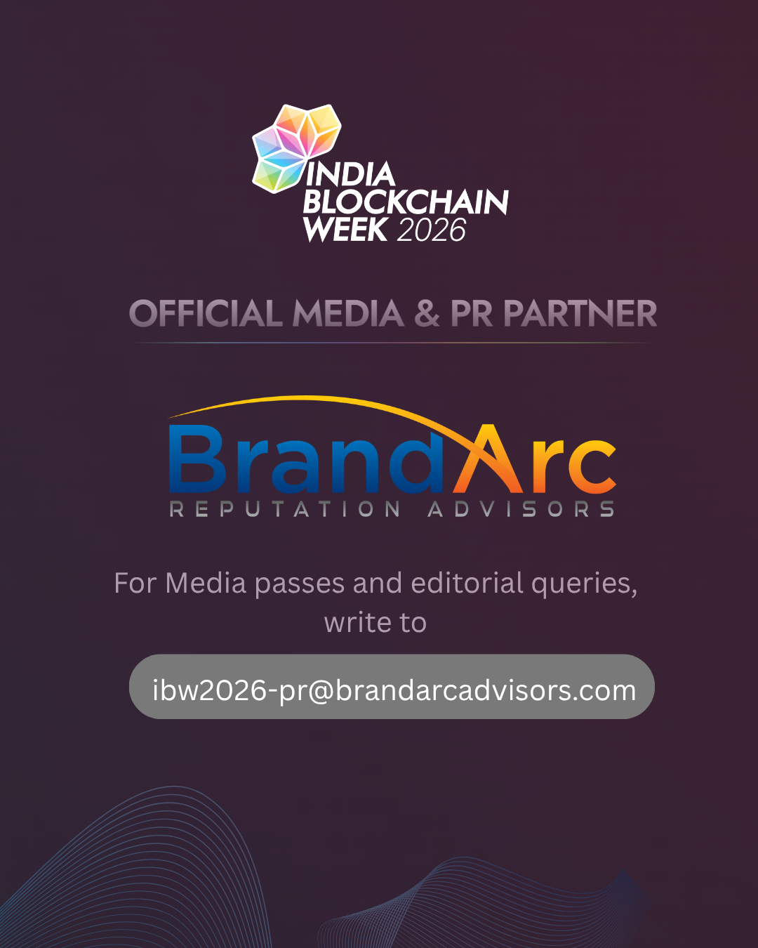 India Blockchain Week 2026 PR Agency